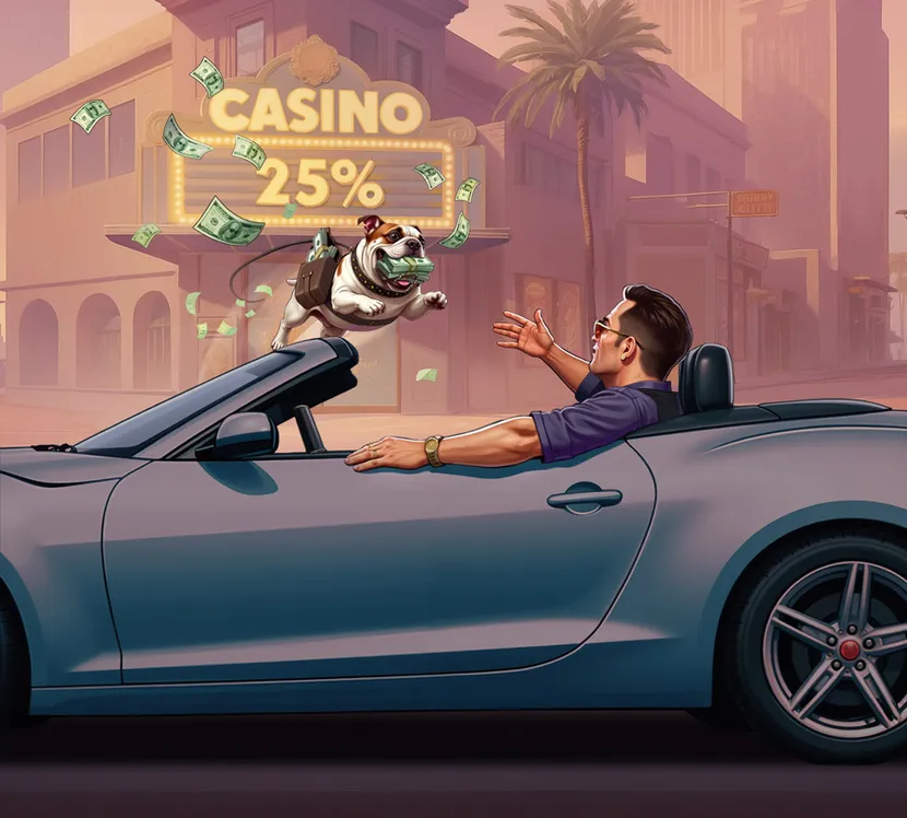 Code promo Mafia Casino — cashback 25% hebdomadaire